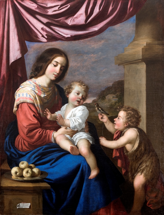 Virgin and Child with the Young Saint John the Baptist by Francisco de Zurbarán