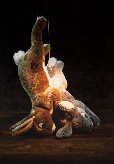 Ana de Alvear, Dos liebres (Two hares), 2014.