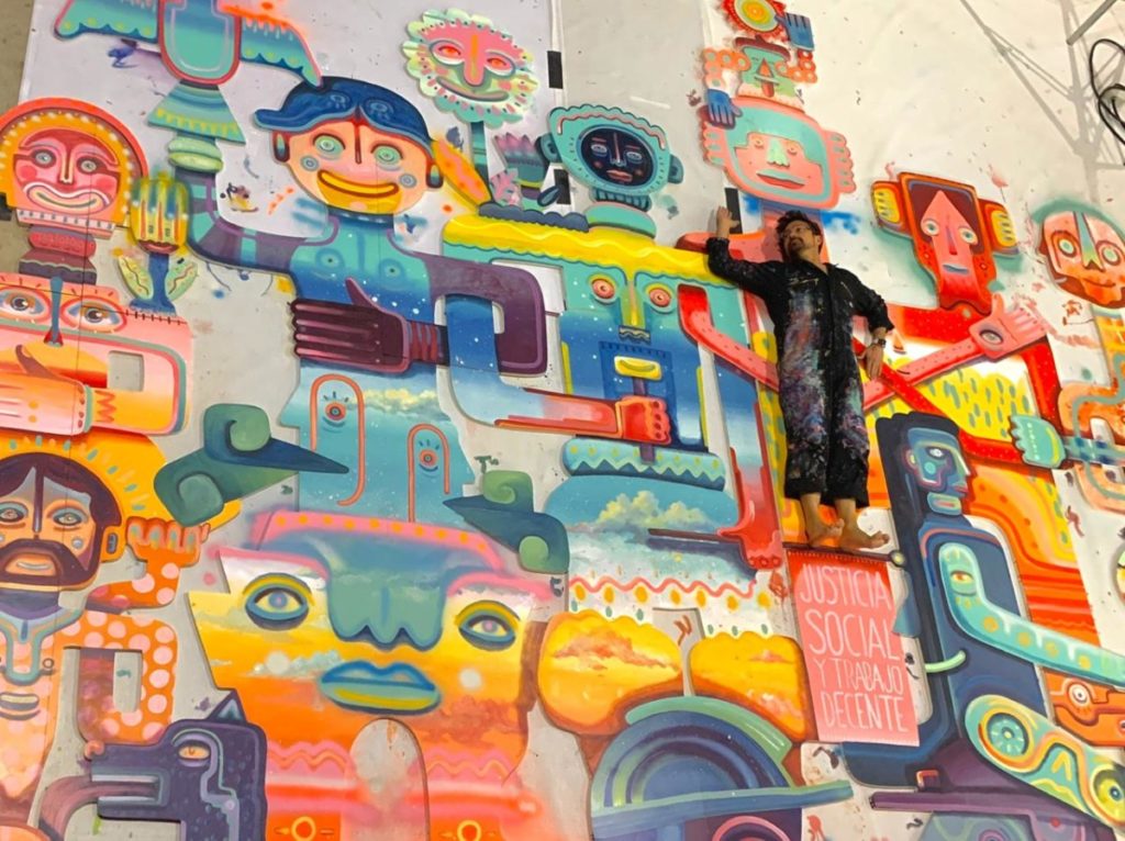 Jorge Tellaeche Tijuana-San Diego Border Mural
