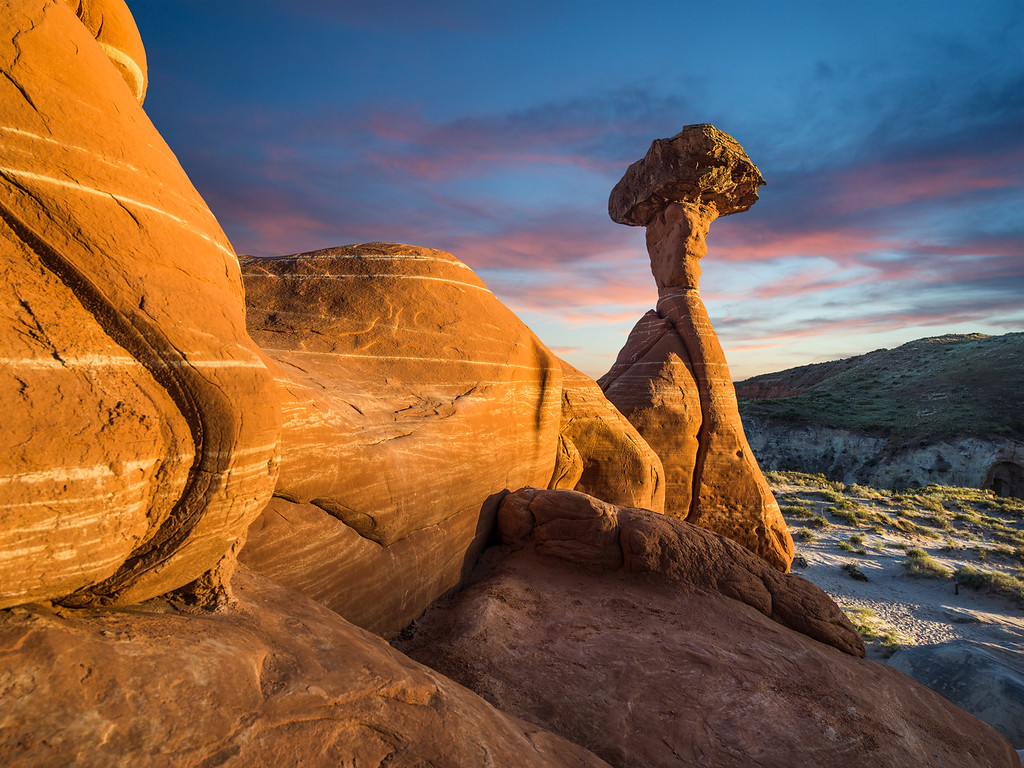 John Mireles photograph of Toadstool Hoodoos - Escalante, Utah