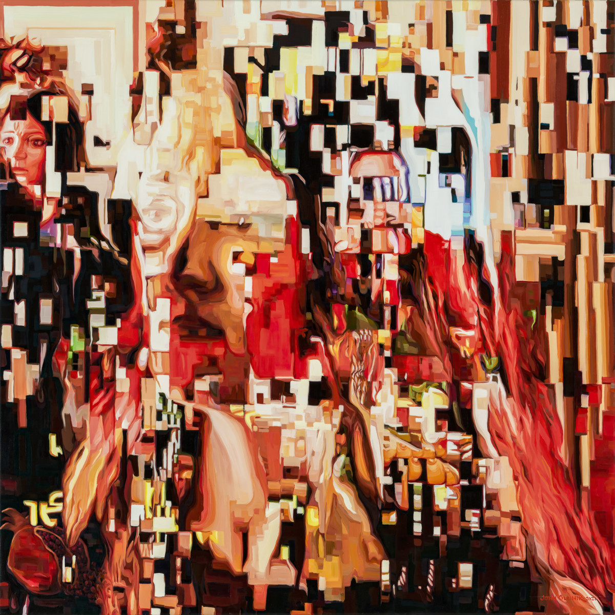 Painting titled Eve by John Oleinik