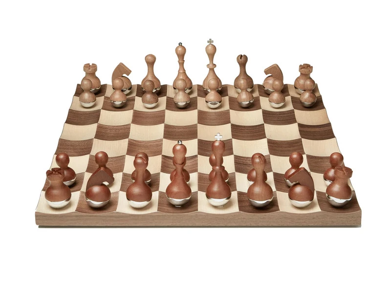 Sycamore with Coordinates Wood Chess Set ♟️ Chess is Art