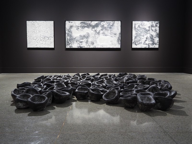 TERRA Salares clay works of art by Fernando Casasempere