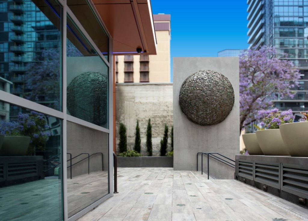 Public Art by Beverly Penn--Global Proportion at Carte Hotel, San Diego