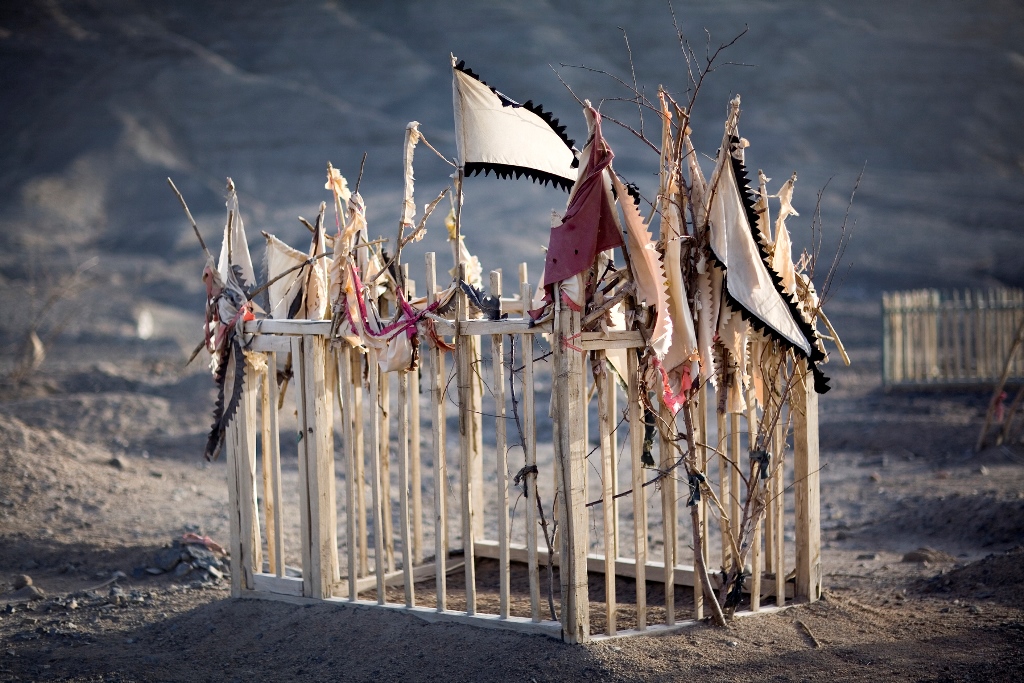 Uyghur site photographed by Lisa Ross