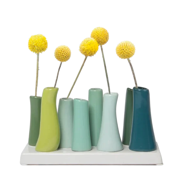 Pooley Vase - Chartreuse
