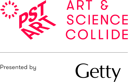 PST ART: Art & Science Collide logo lockup