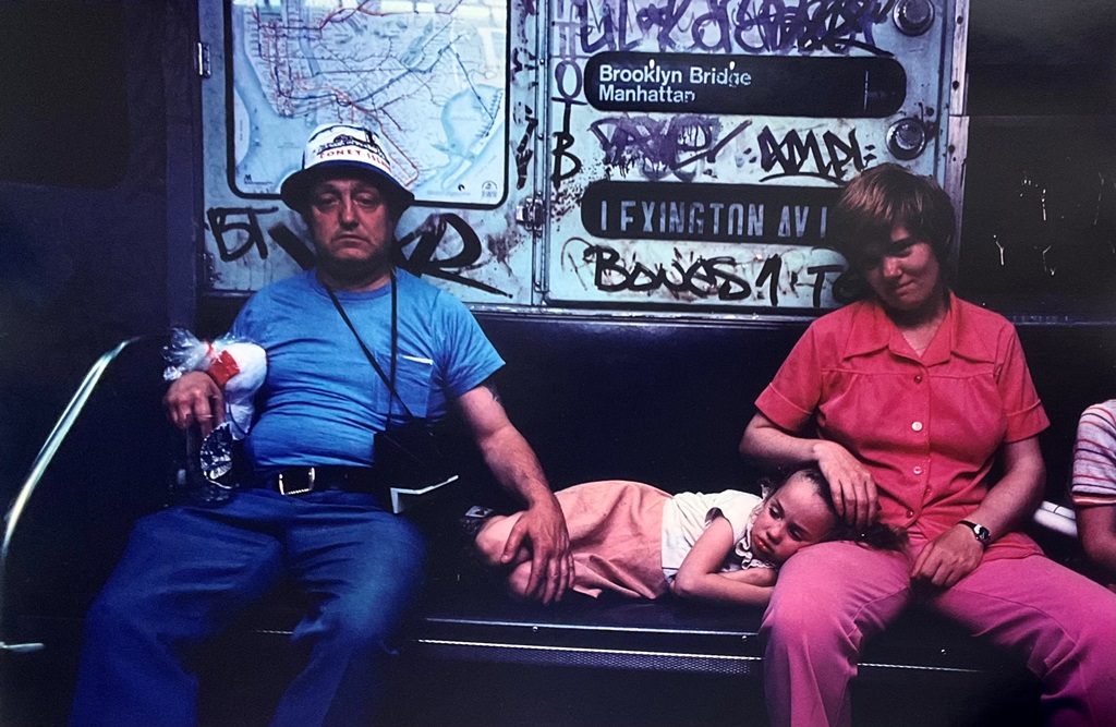 Family on Subway - Untitled photo by Bruce Davidson