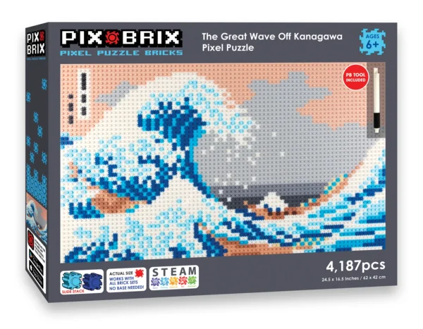 Great Wave Pixel Puzzle