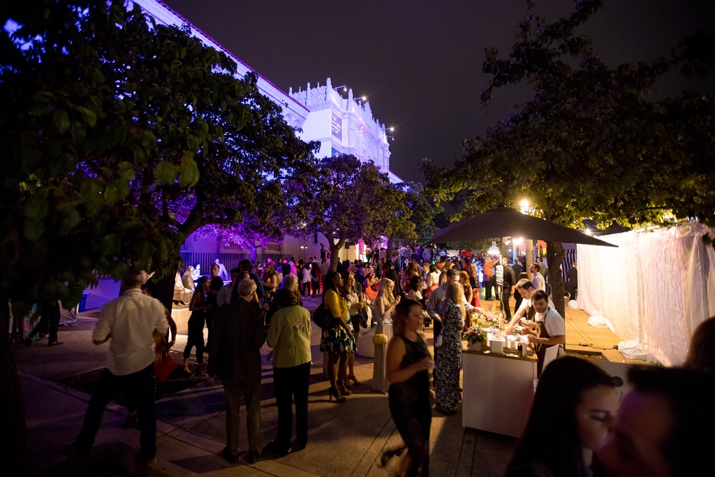 Special event in front of The San Diego Museum of Art