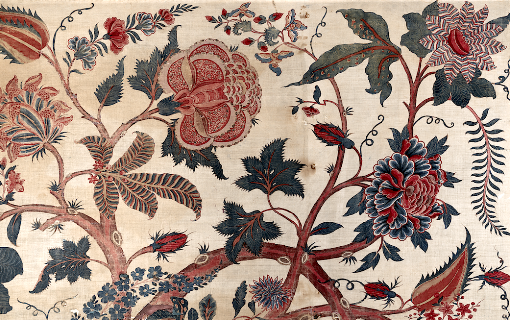 Indian textile with flowers. © Parpia Collection