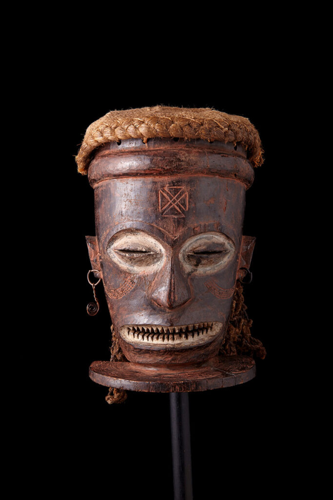 Wooden African face mask
