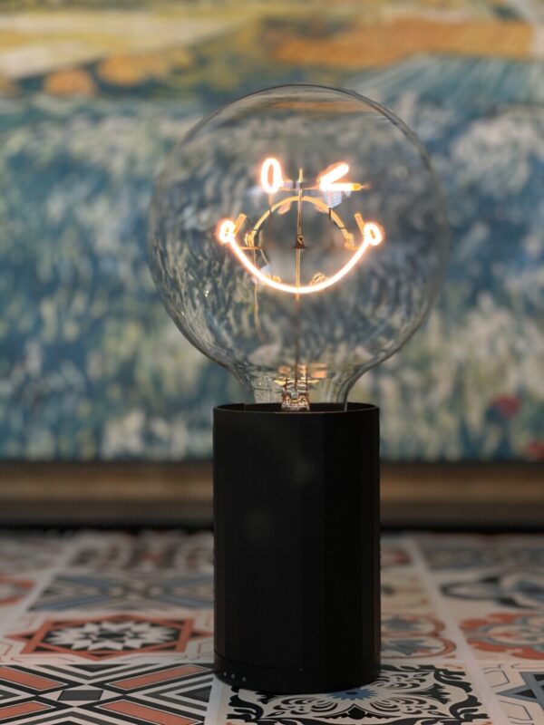 Smiley Wink Bulb Lamp - Image 2