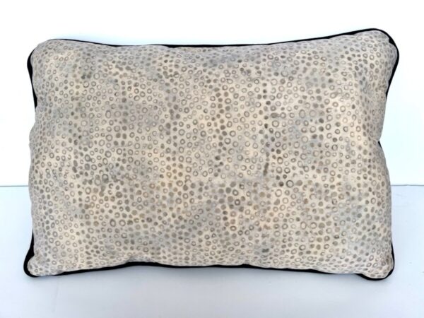 Hand Made Camera Motif Pillow With Black & Gold Starburst - Image 3
