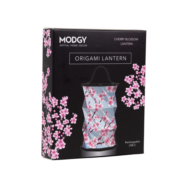 Cherry Blossom Origami Lantern - Image 2