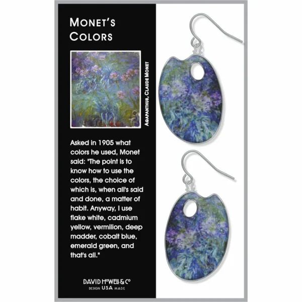 Monet's Color Palette Earrings - Image 2