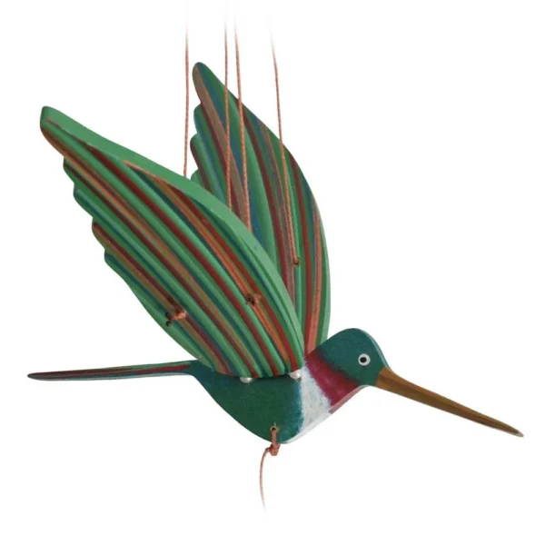 Pink Anna's Hummingbird Mobile