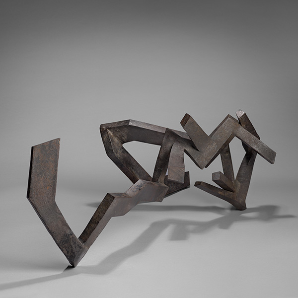 Lightning sculpture by Chillida
