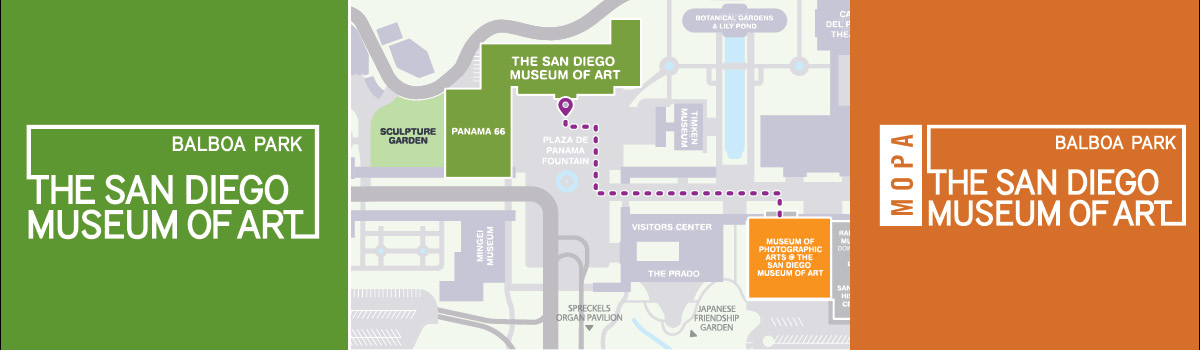 SDMA and MOPA@SDMA Balboa Park Map