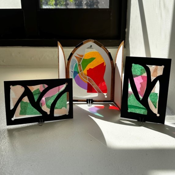Stained glass art project samples