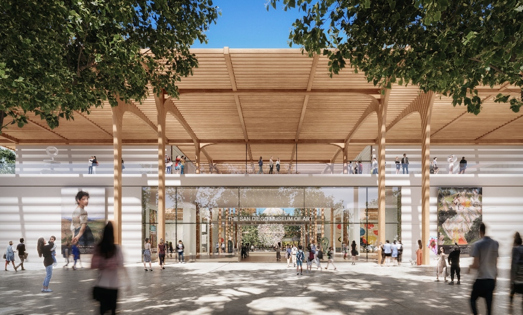 San Diego Museum of Art West Wing Renovation Concept Design Rendering