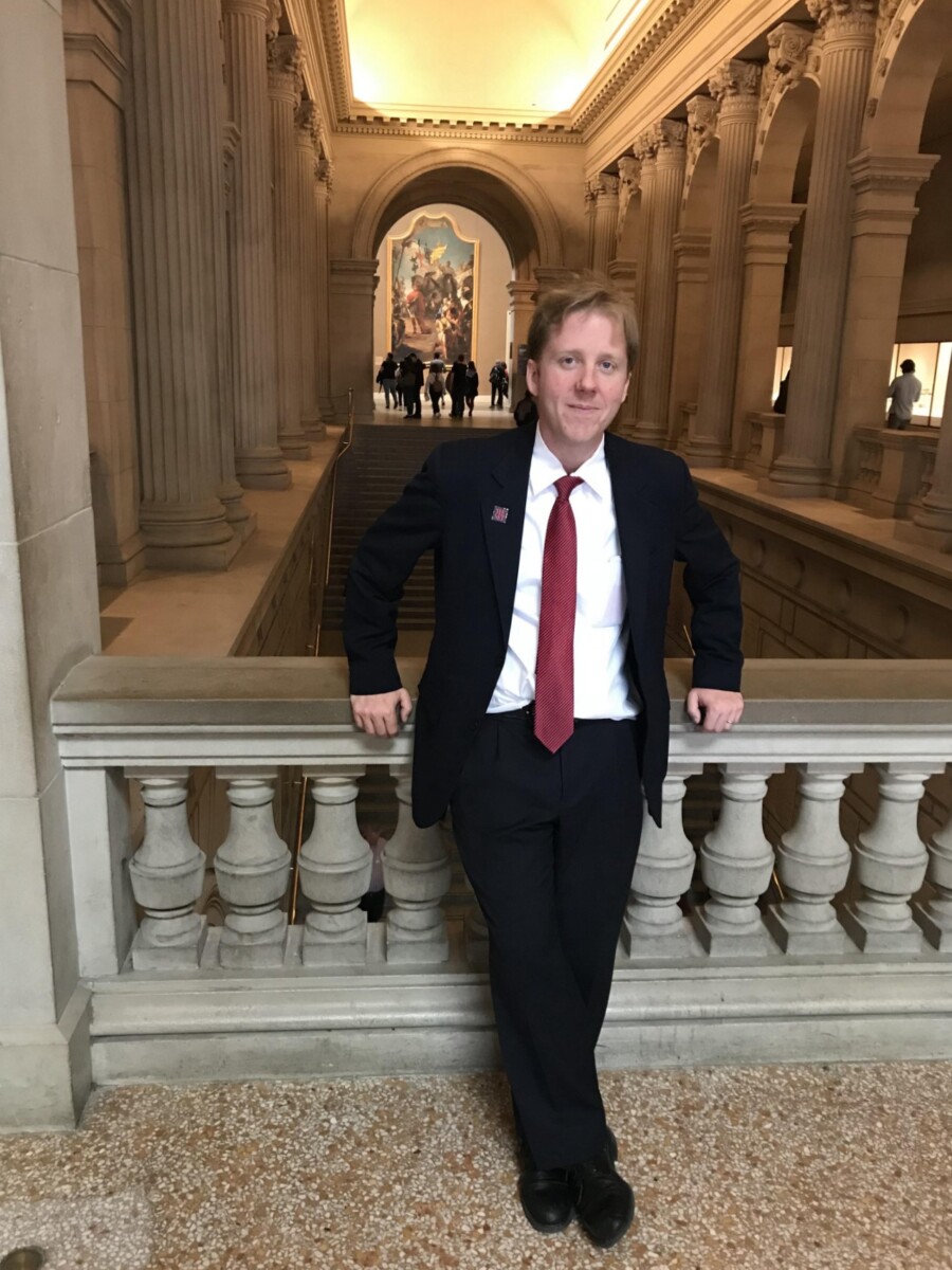 Author Patrick Bringley at The Metropolitan Museum of Art