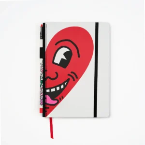Keith Haring Smiling Heart Notebook