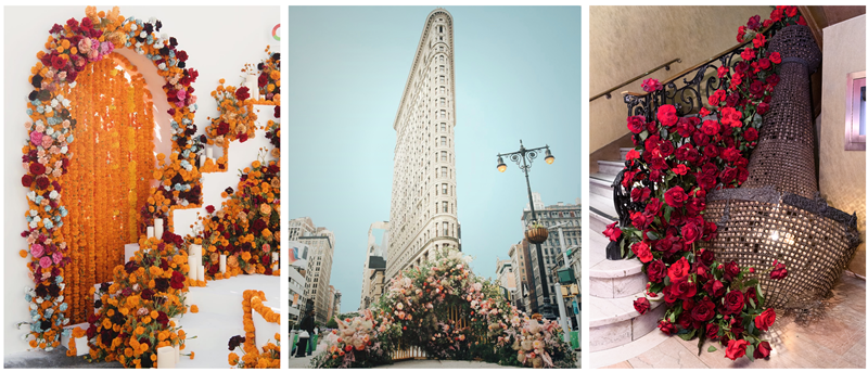 Past Floral Installation Projects by East Olivia founder Kelsea Olivia