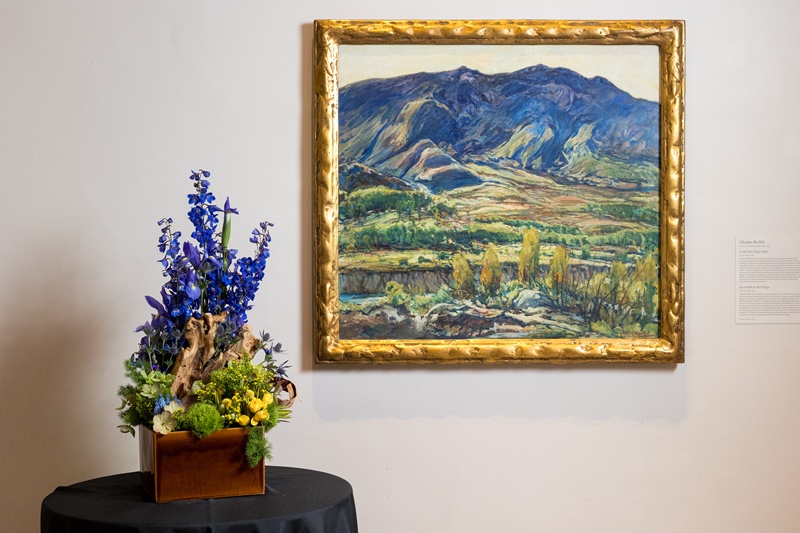 Floral interpretation of art at Art Alive