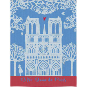 Notre Dame Tea Towel by Tissage Moutet