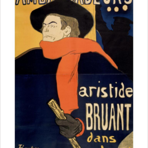 Toulouse-Lautrec Print - Ambassadeurs: Aristide Bruant, 1892 (#8289)