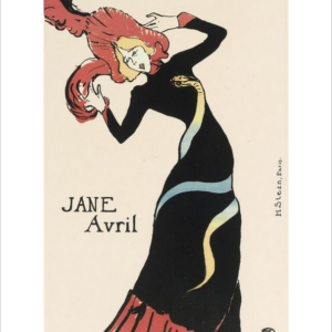 Toulouse-Lautrec Print - Jane Avril, 1899 (#8286)