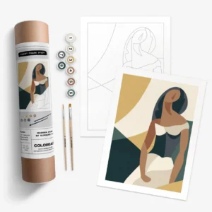 Cubist Figure Study Paint by Number Kit
