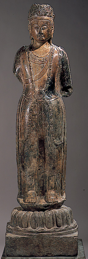 Standing Bodhisattva statue