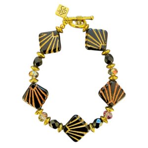 Art Deco Czech Glass Bracelet