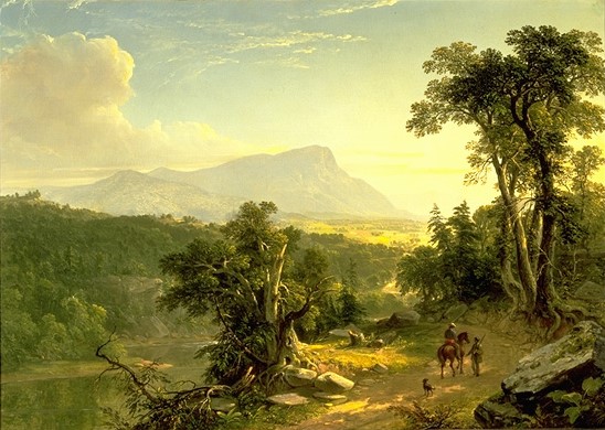Landscape painting of Catskills by Asher Brown Durand
