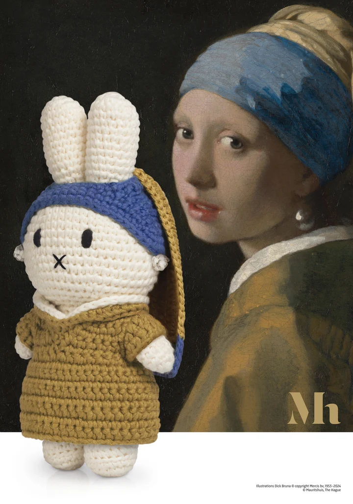 Miffy in Girl with Pearl Earring Inspired Dress - Vermeer - Image 3